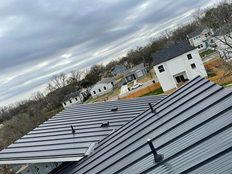 Standing seam metal roof panels with vents for Skylight Repair in Pittston